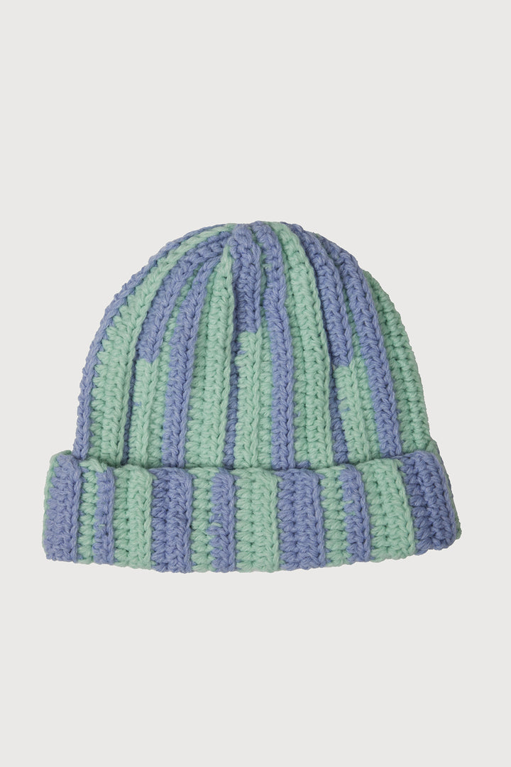 Candy Striped Chunky Beanie