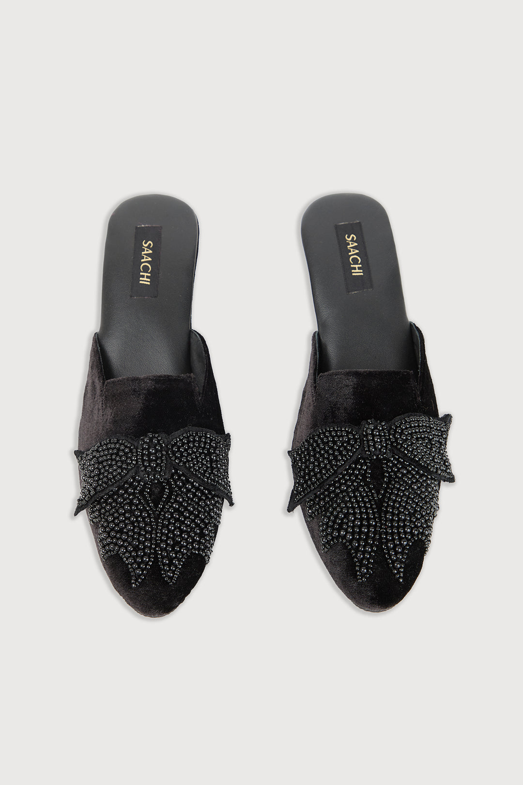 Velvet Bow Shoes