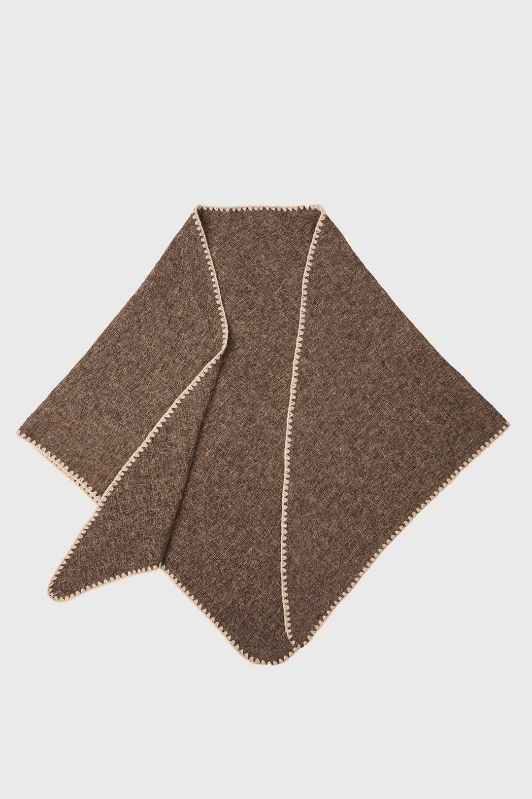 Knitted Triangle Shawl Wrap