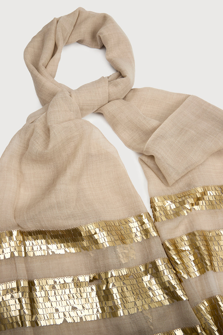 Fringe Sequins Scarf
