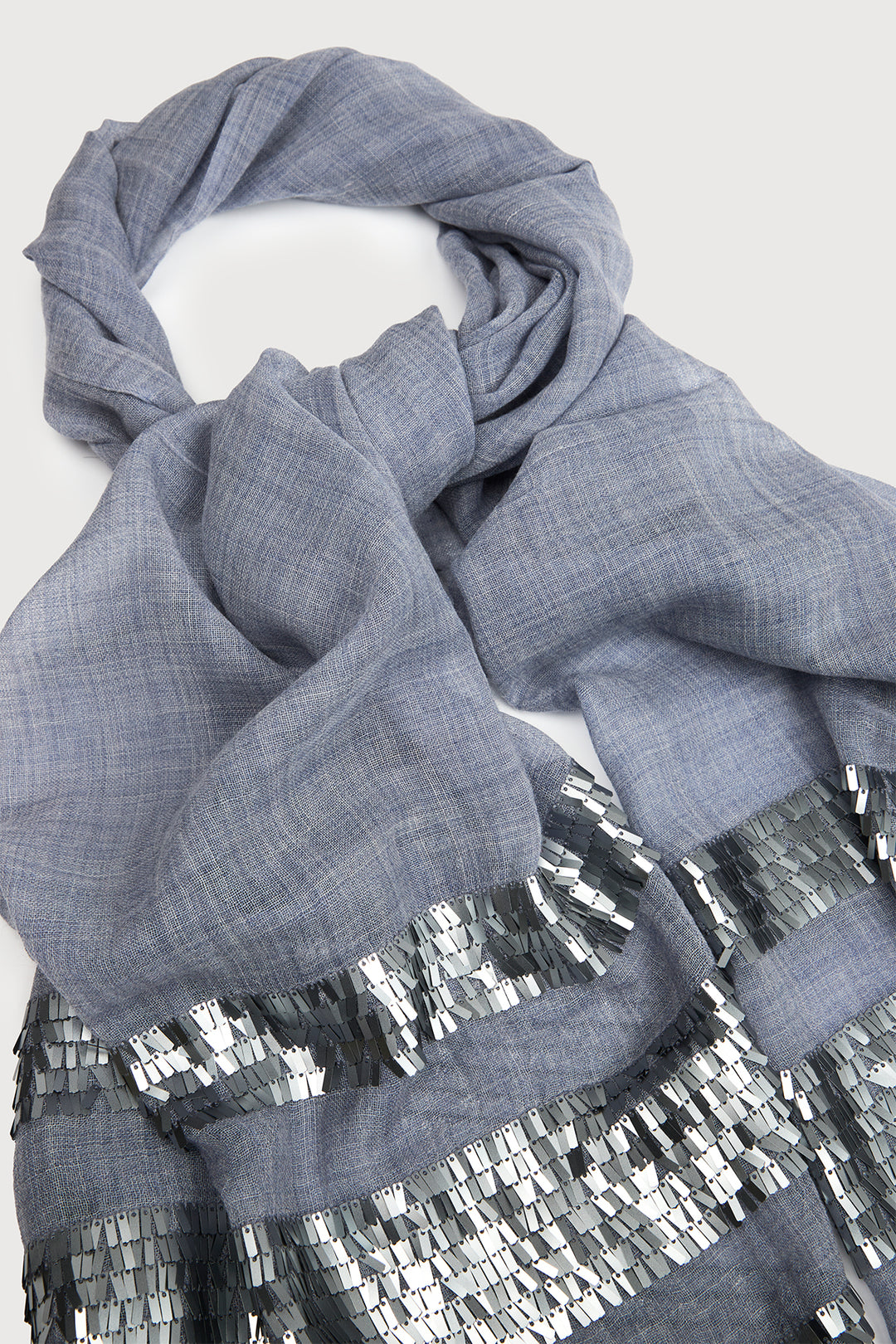 Fringe Sequins Scarf
