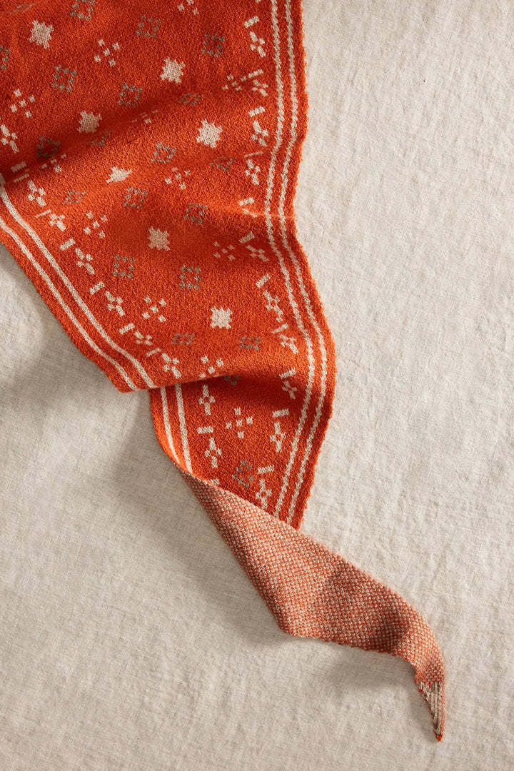 Foulard Knit Triangle Scarf