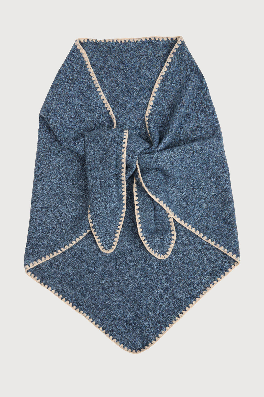 Knitted Triangle Shawl Wrap