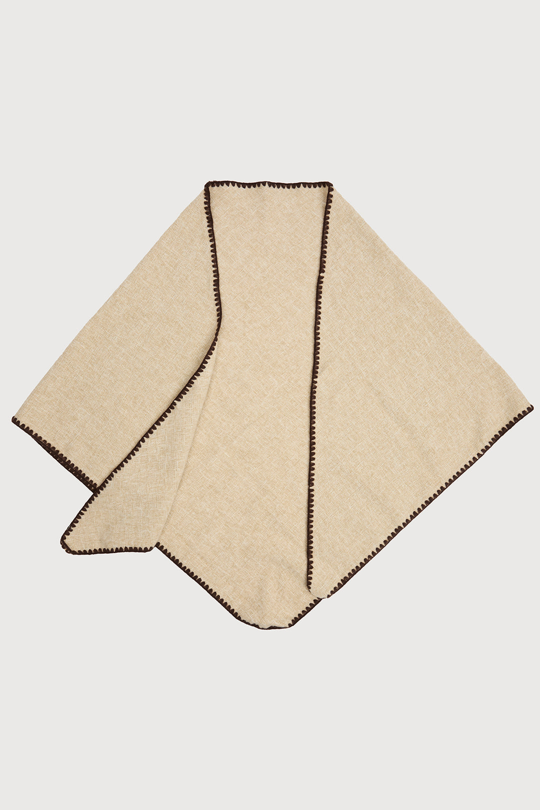 Knitted Triangle Shawl Wrap