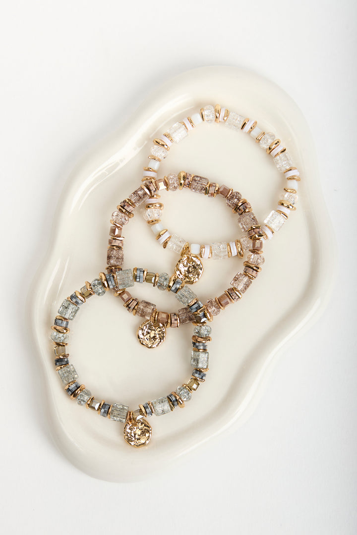 Beaded Stretch Hammer Bracelet