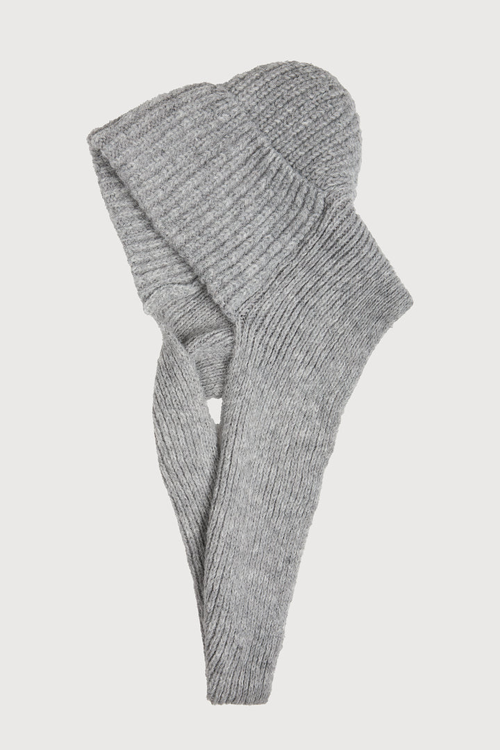 Cozy Knit Hooded Scarf