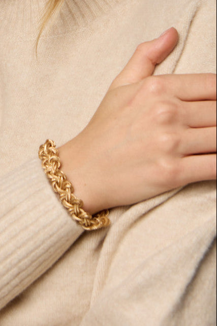 Braided Knot Metal Bracelet