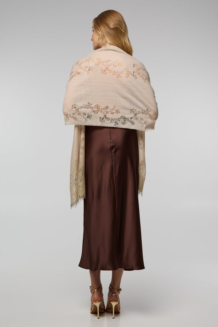 Luminous Lace Shimmer Scarf