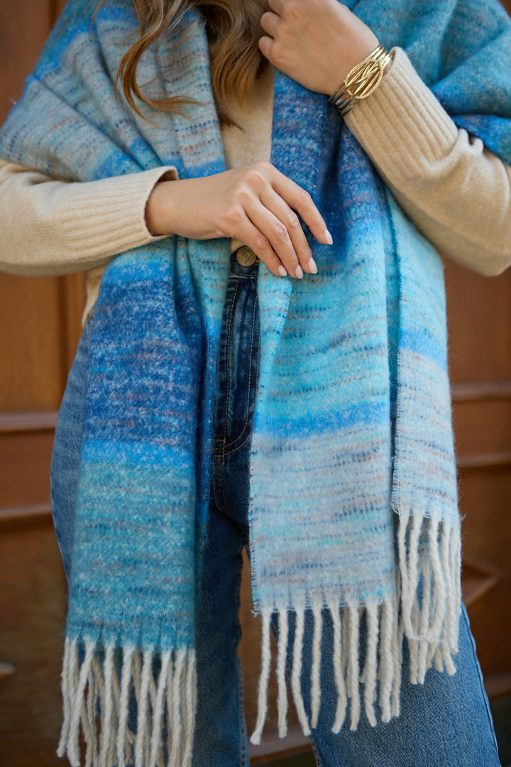 Cozy Oversized Fringe Scarf
