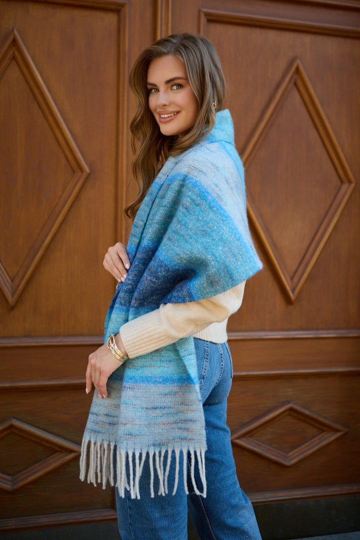 Cozy Oversized Fringe Scarf