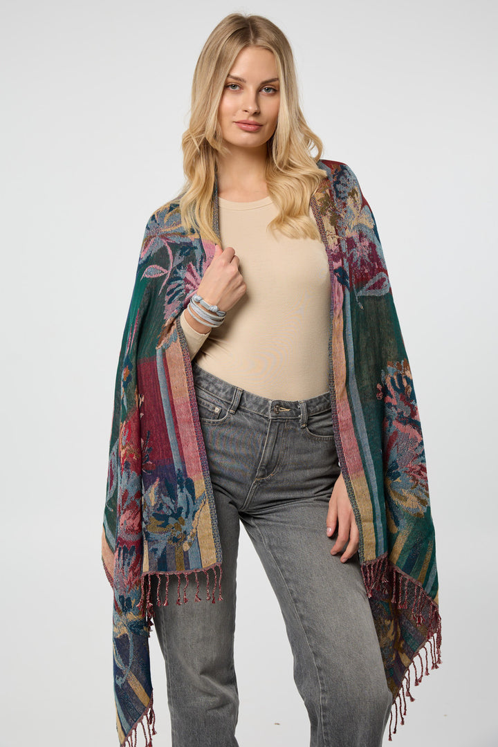 Rosy Reversible Scarf