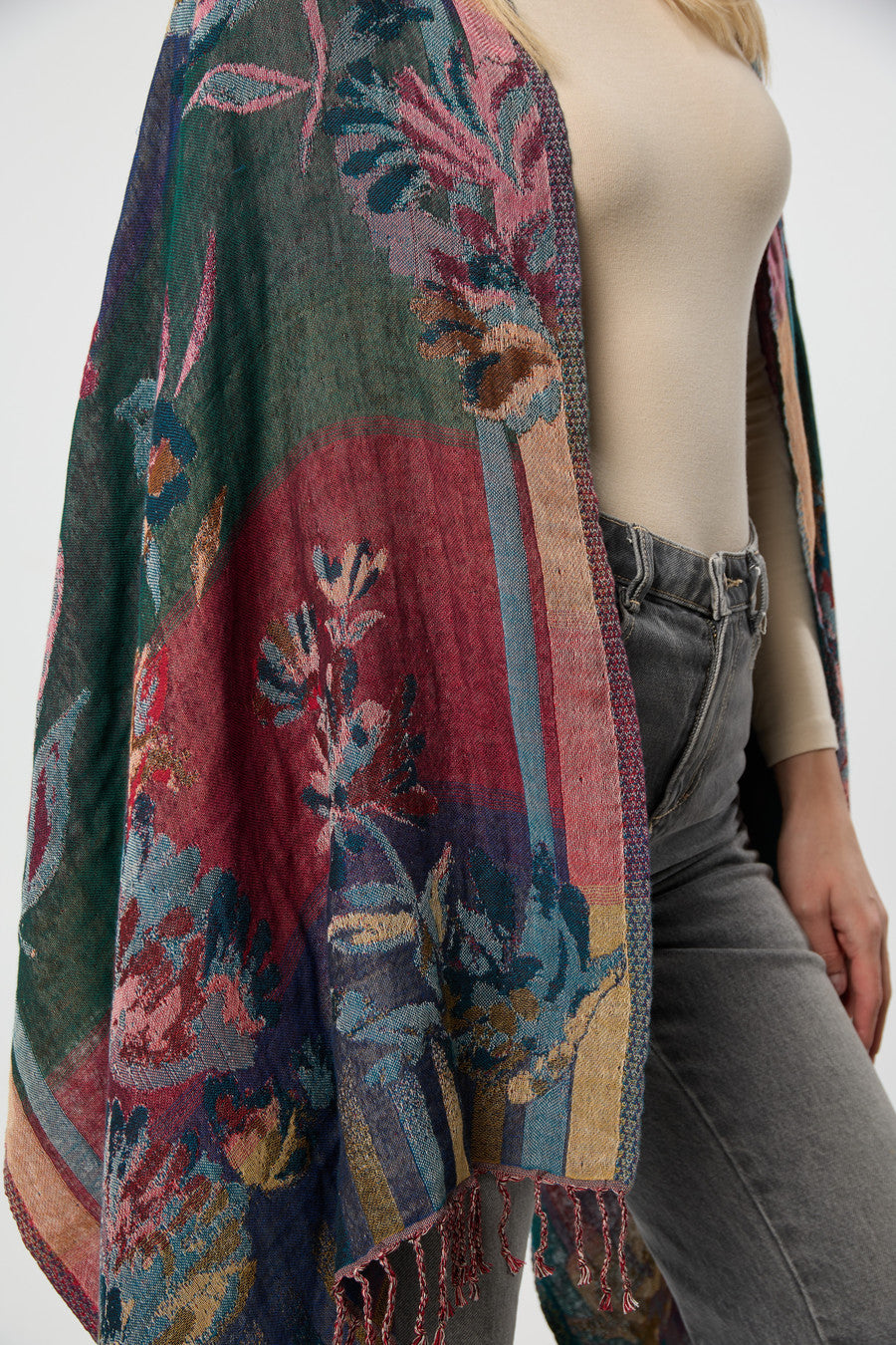 Rosy Reversible Scarf