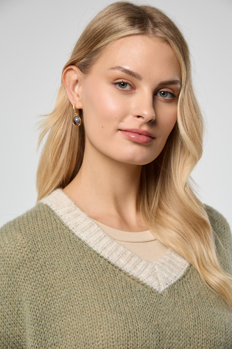 Colorblock Knit Sweater Vest