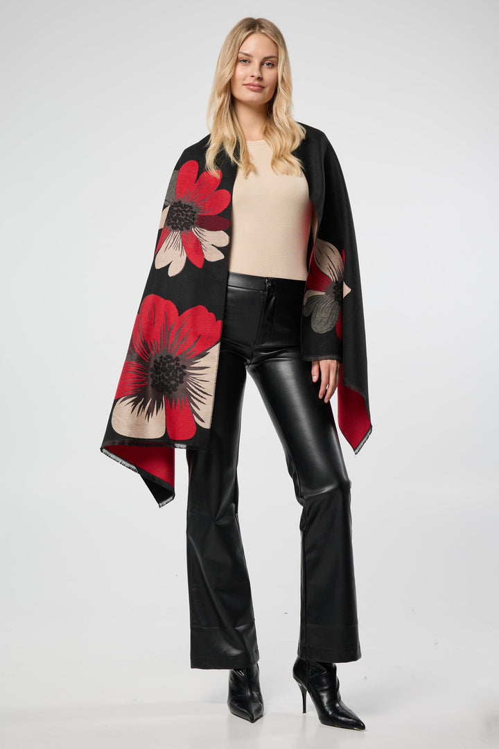 Fresh Floral Reversible Scarf