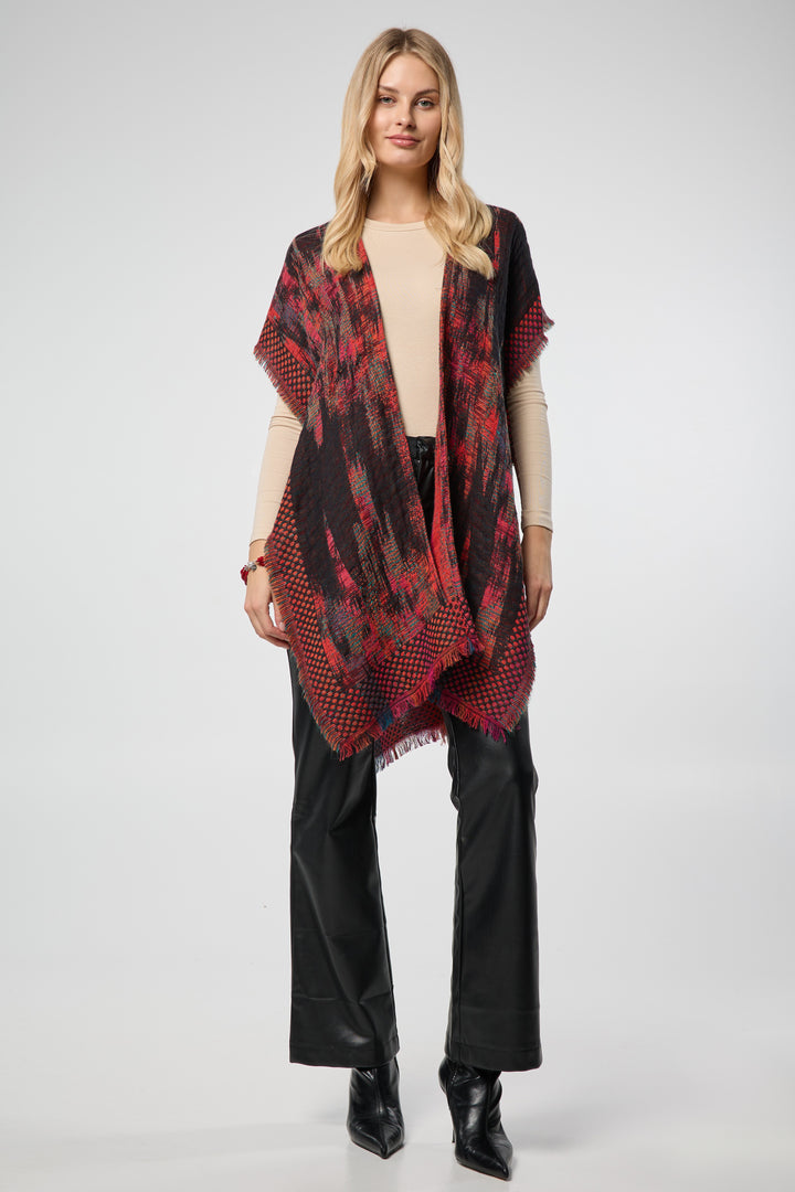 Prismatic Woven Kimono