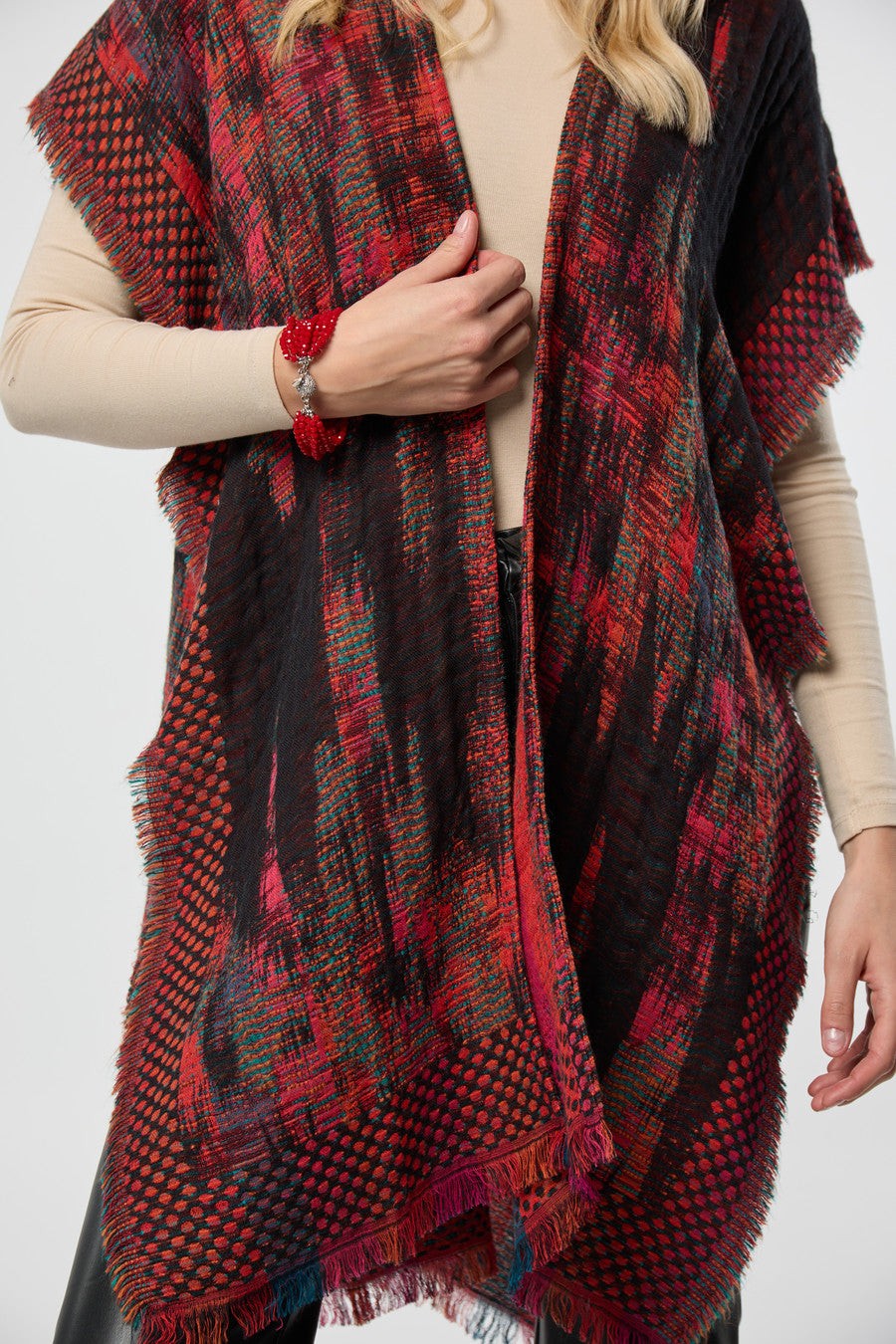 Prismatic Woven Kimono