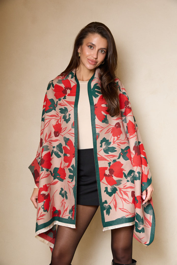 Reversible Scarf Big Floral