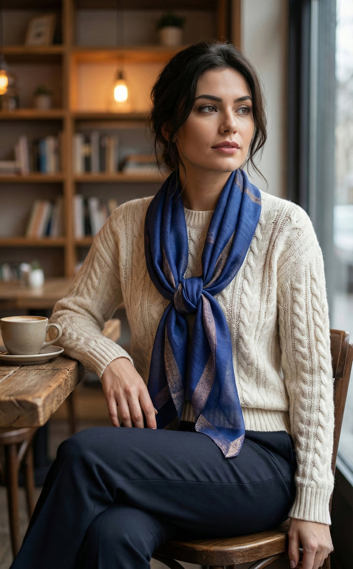 Shimmer & Shine Border Scarf