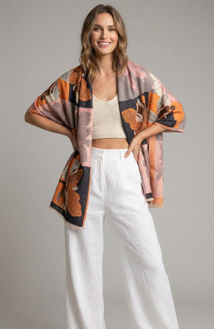 Flower Patch Reversible Scarf