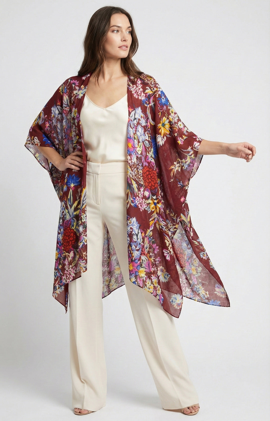 Lasdon Floral Kimono