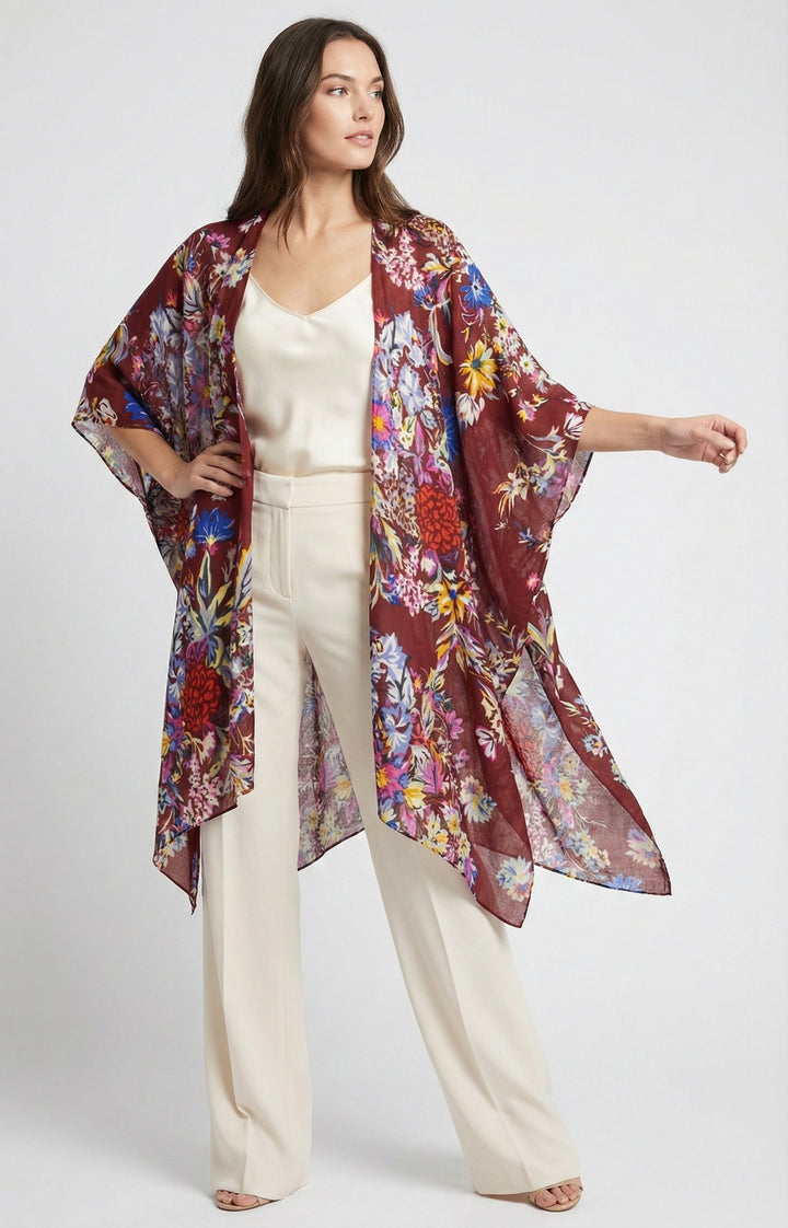 Lasdon Floral Kimono