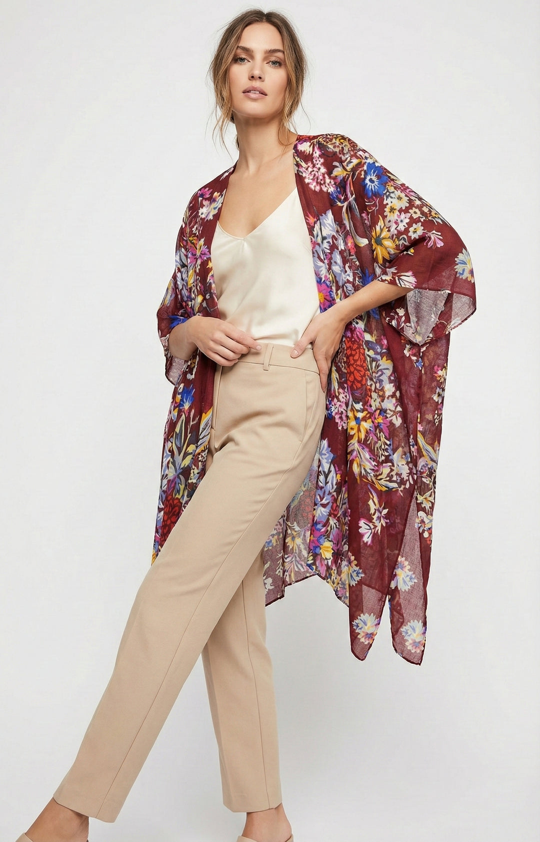 Lasdon Floral Kimono
