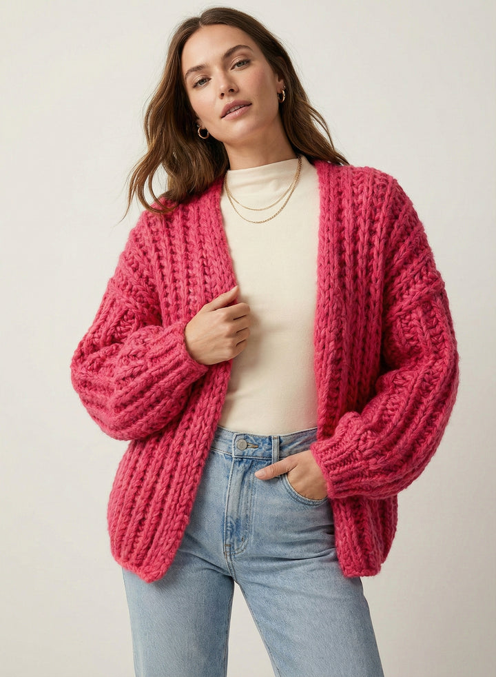Chunky Oversized Knit Cardigan