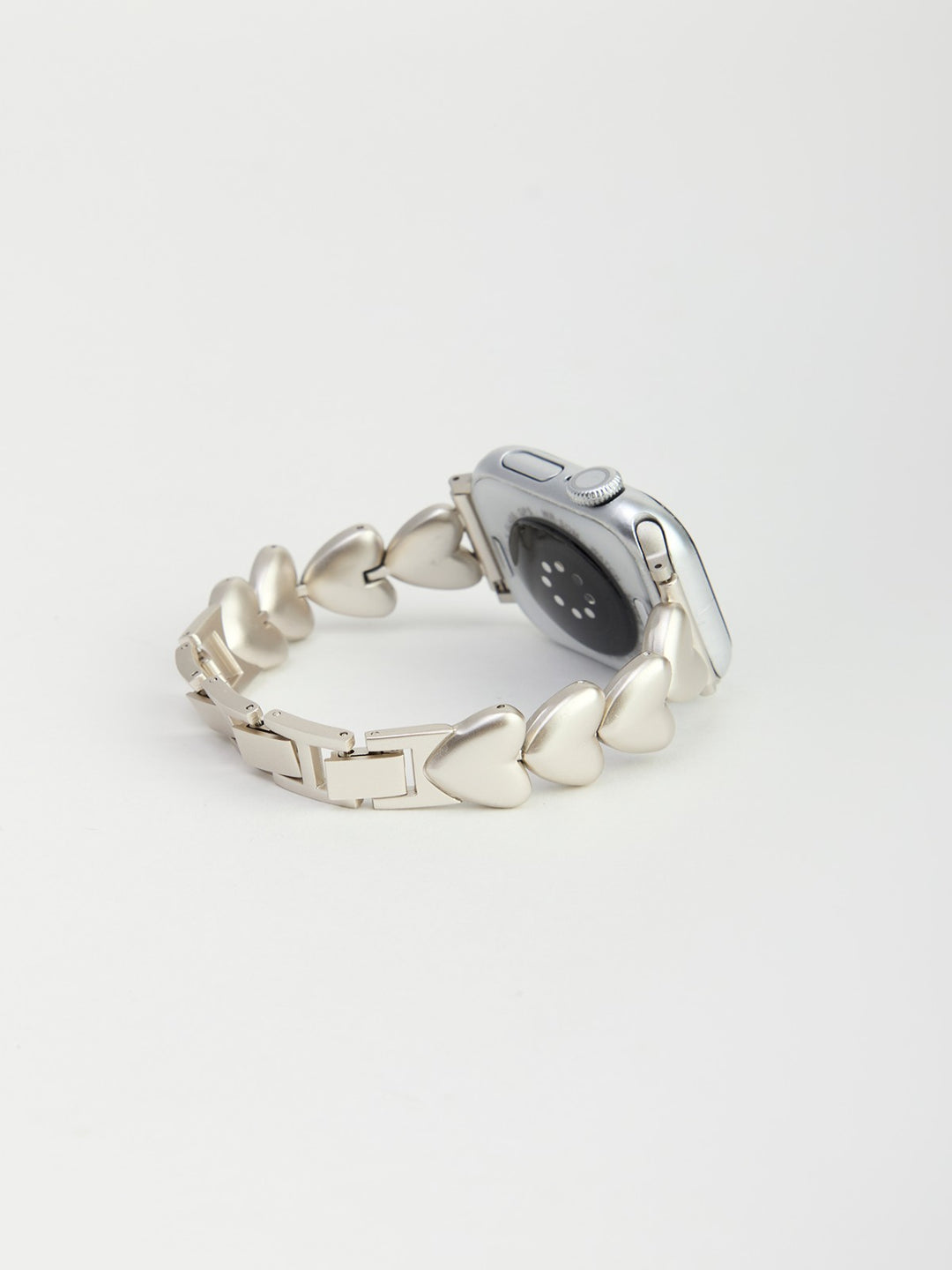 Heart Chain Apple Watch Band - Silver
