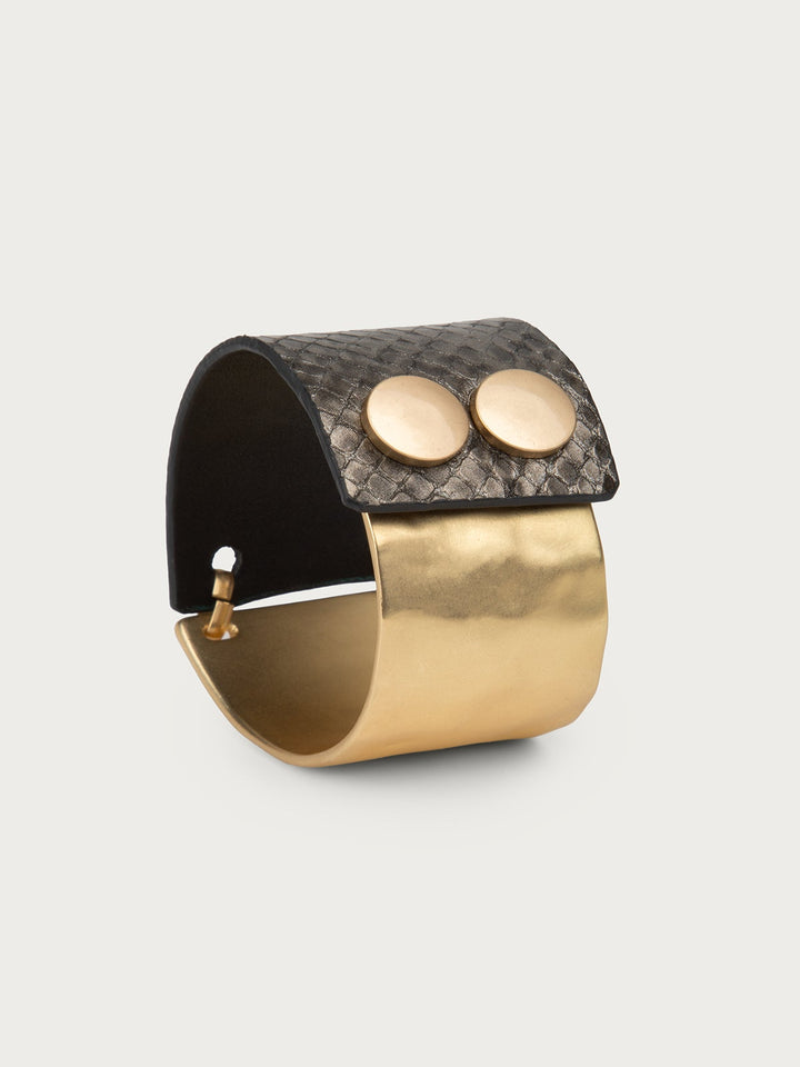 Textured Leather Bracelet