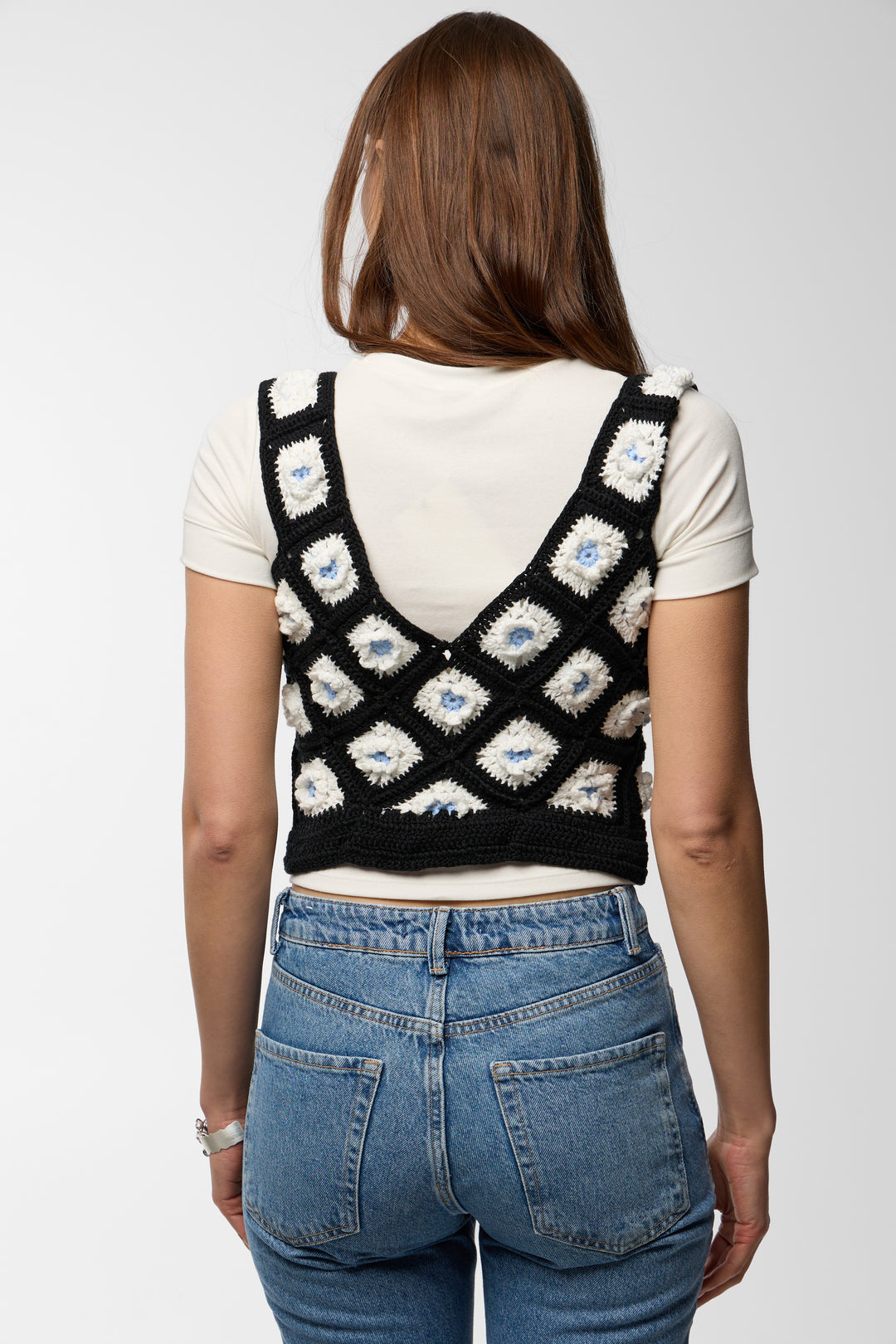 Granny Square Crochet Top