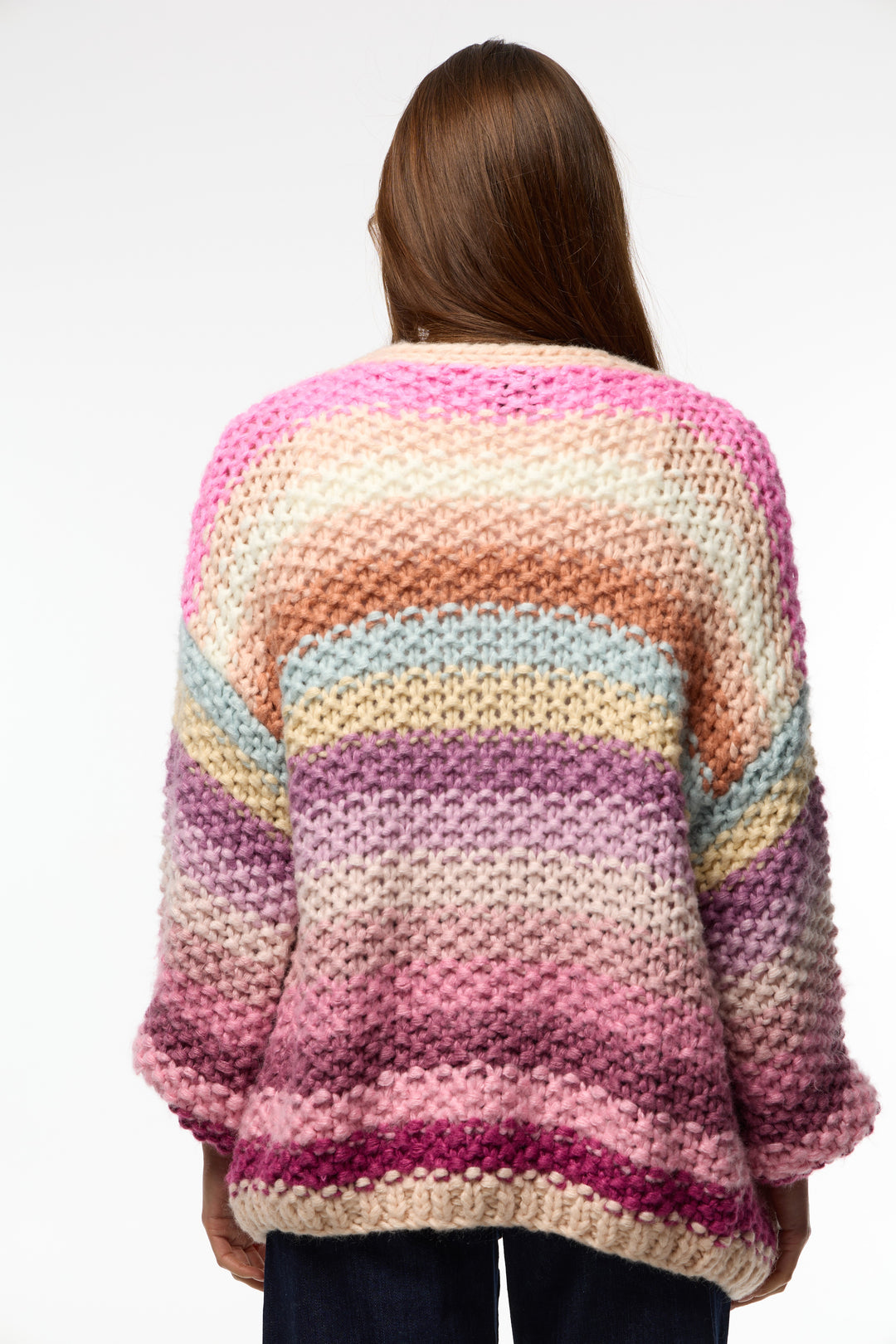 Rainbow Knitted Cardigan