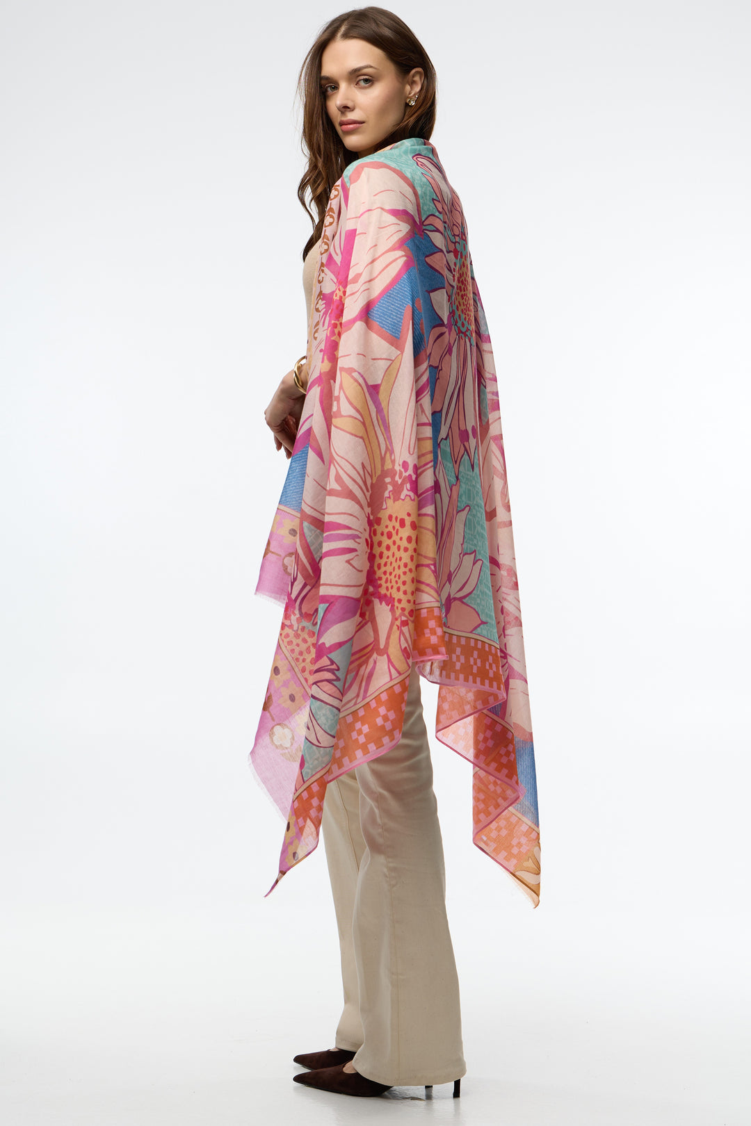 Floral Haze Printed Scarf