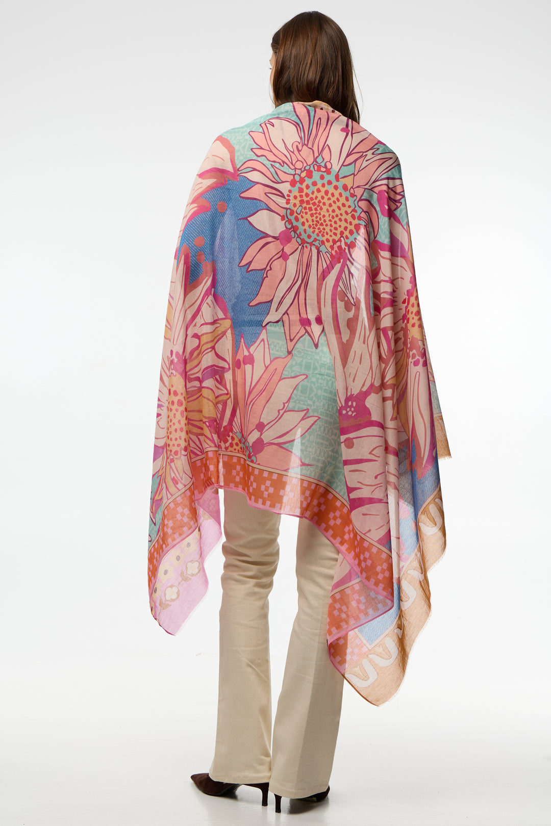 Floral Haze Printed Scarf