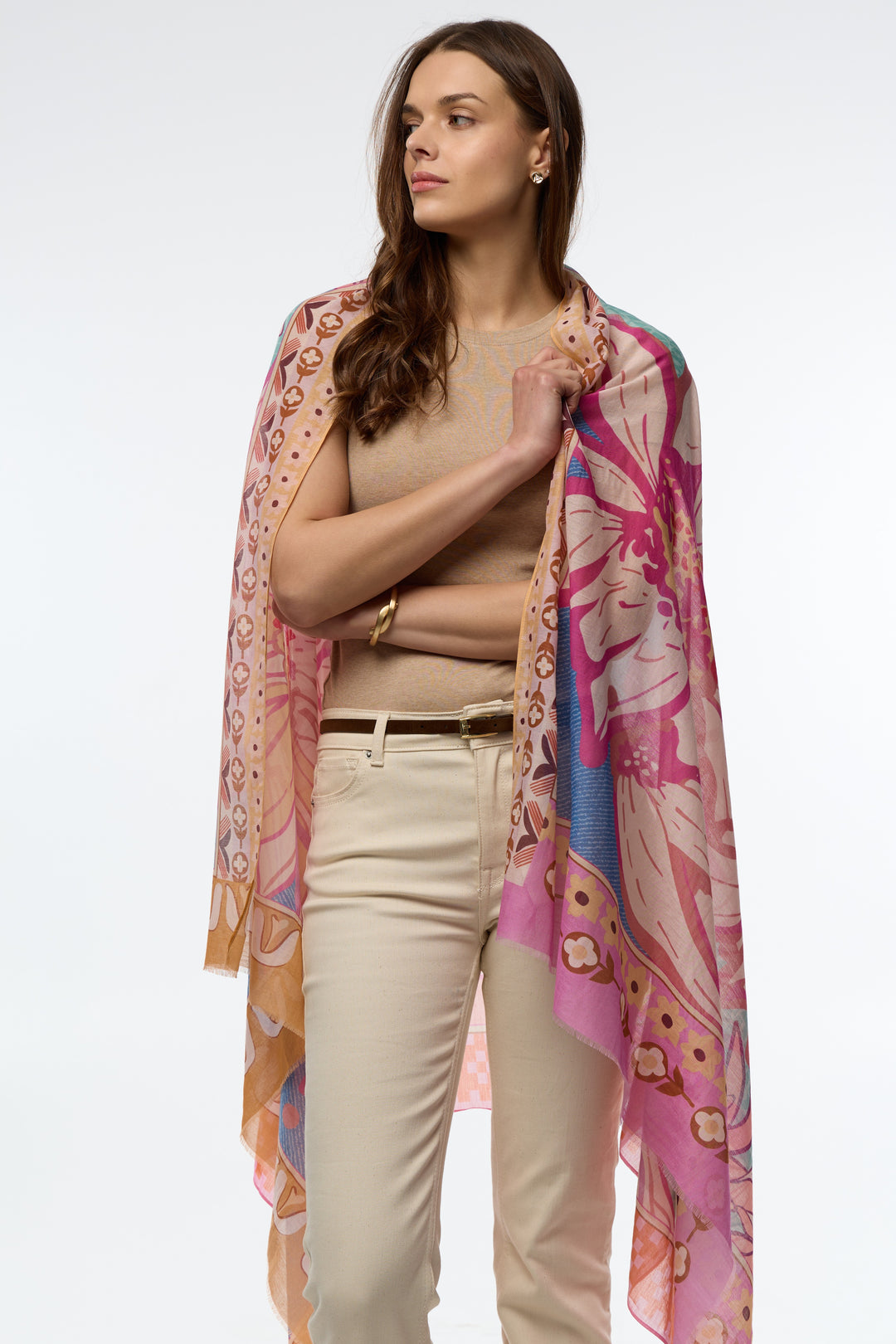 Floral Haze Printed Scarf