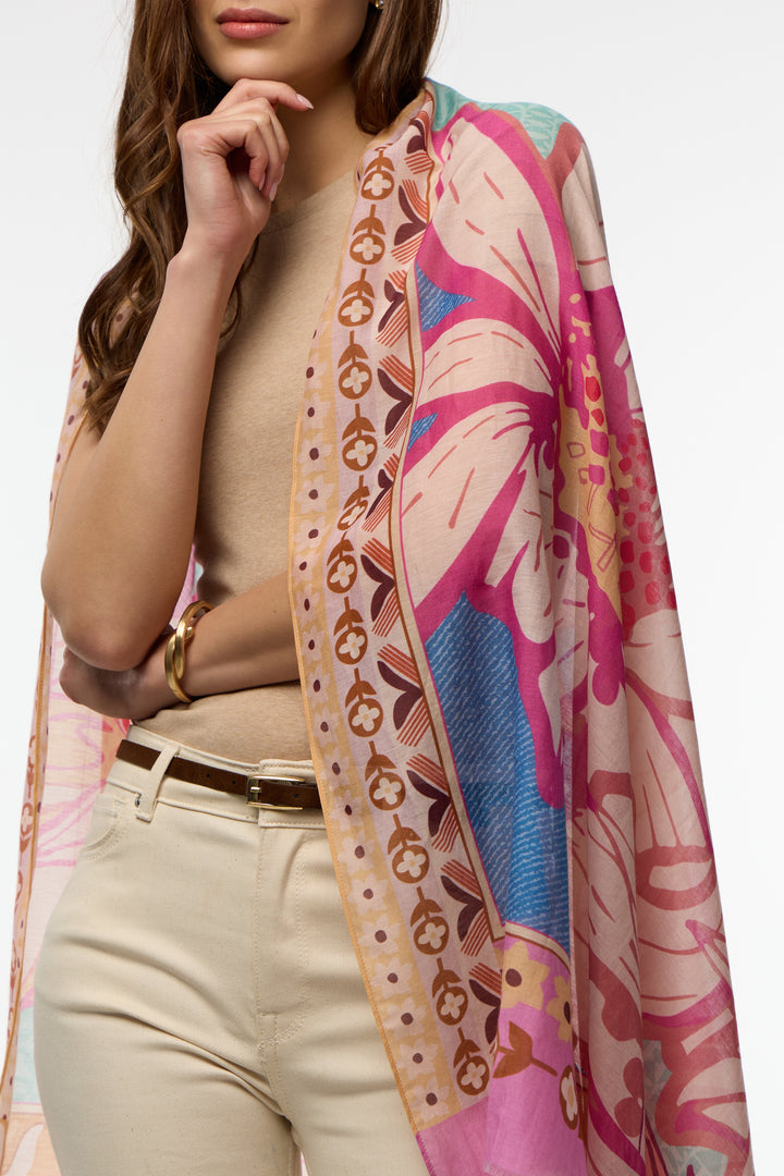 Floral Haze Printed Scarf