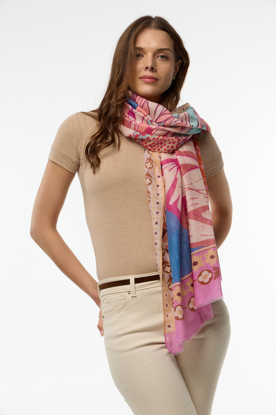 Floral Haze Printed Scarf