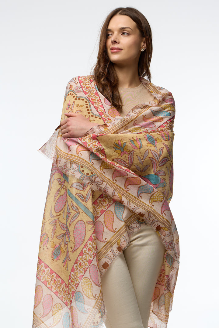 Paisley Palm Scarf