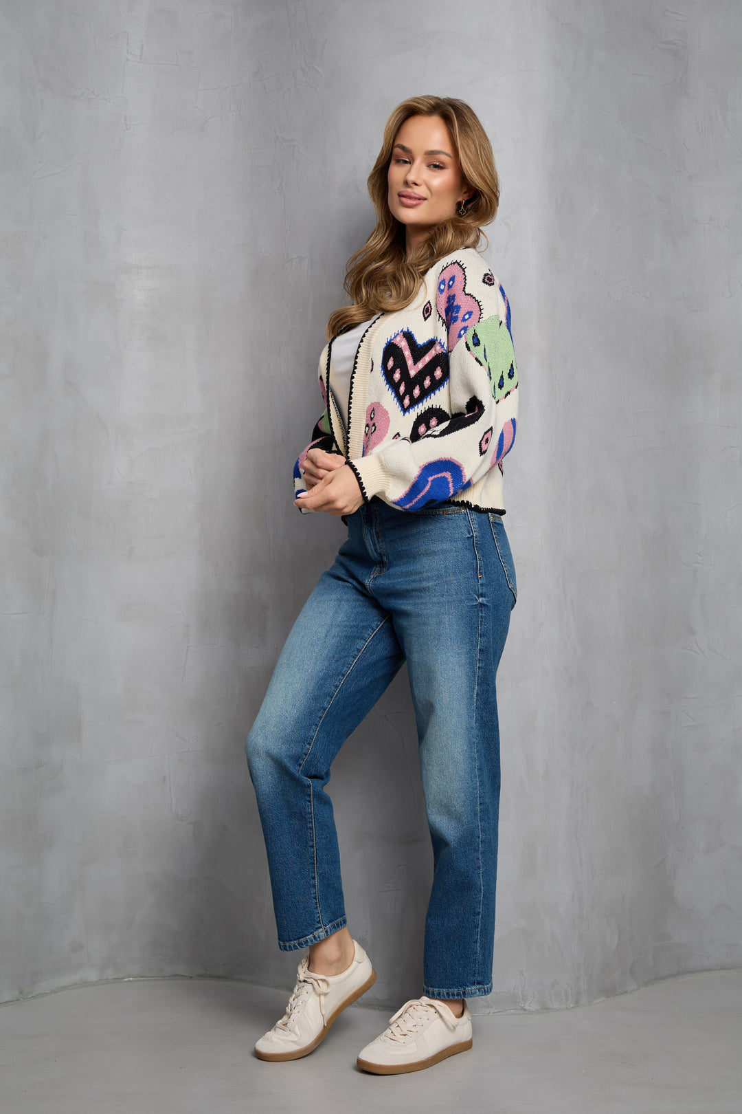 Animal Heart Open Cardigan