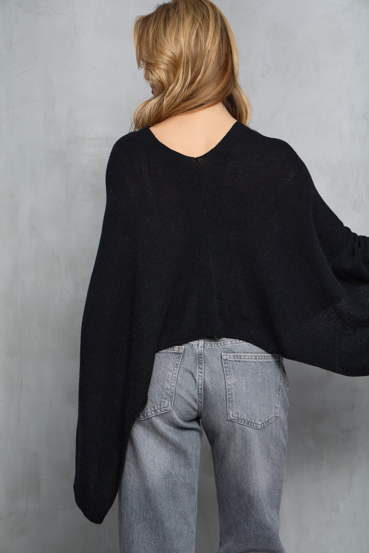 Heart Cashmere and Silk Poncho