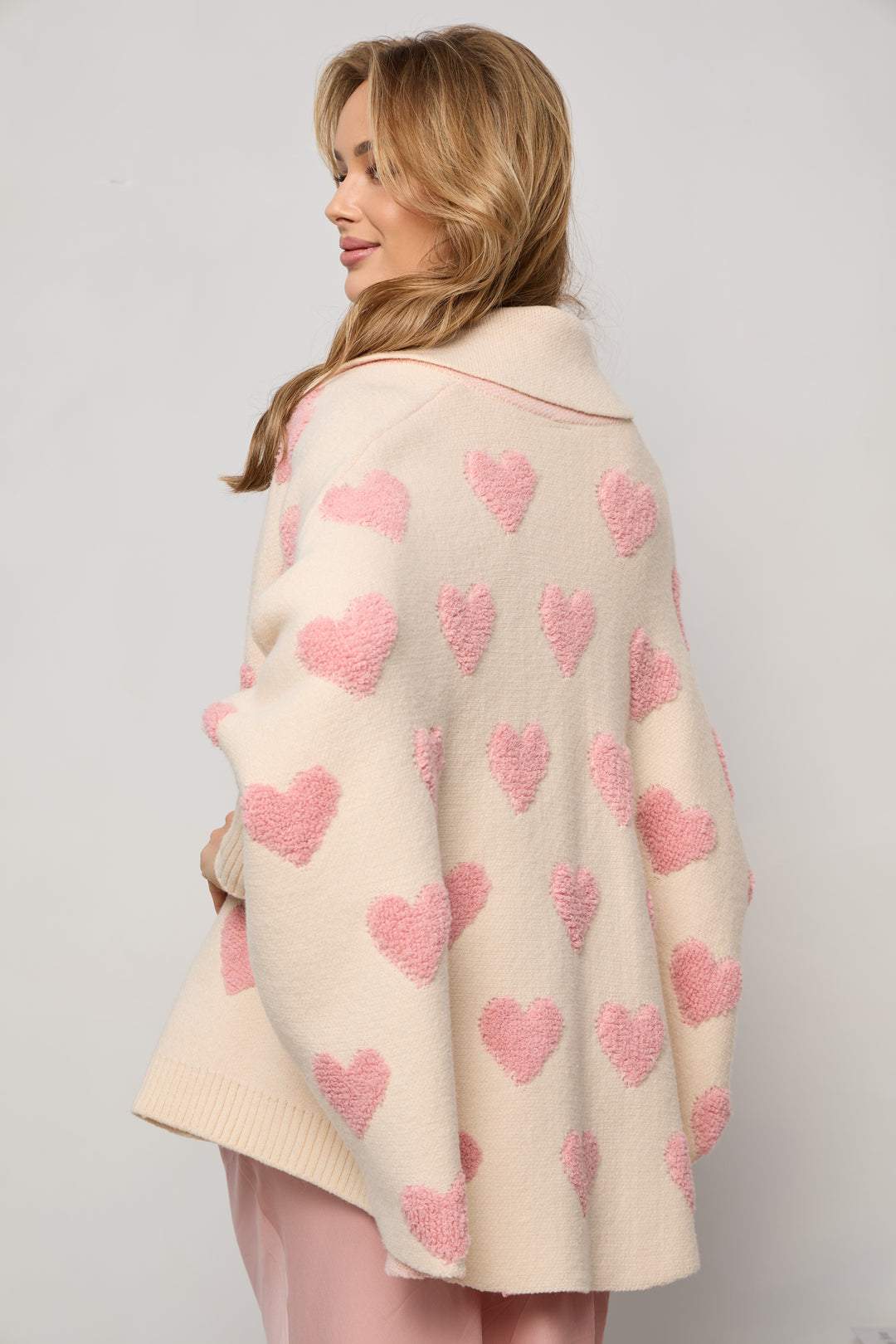 Ribbed Heart Cardigan