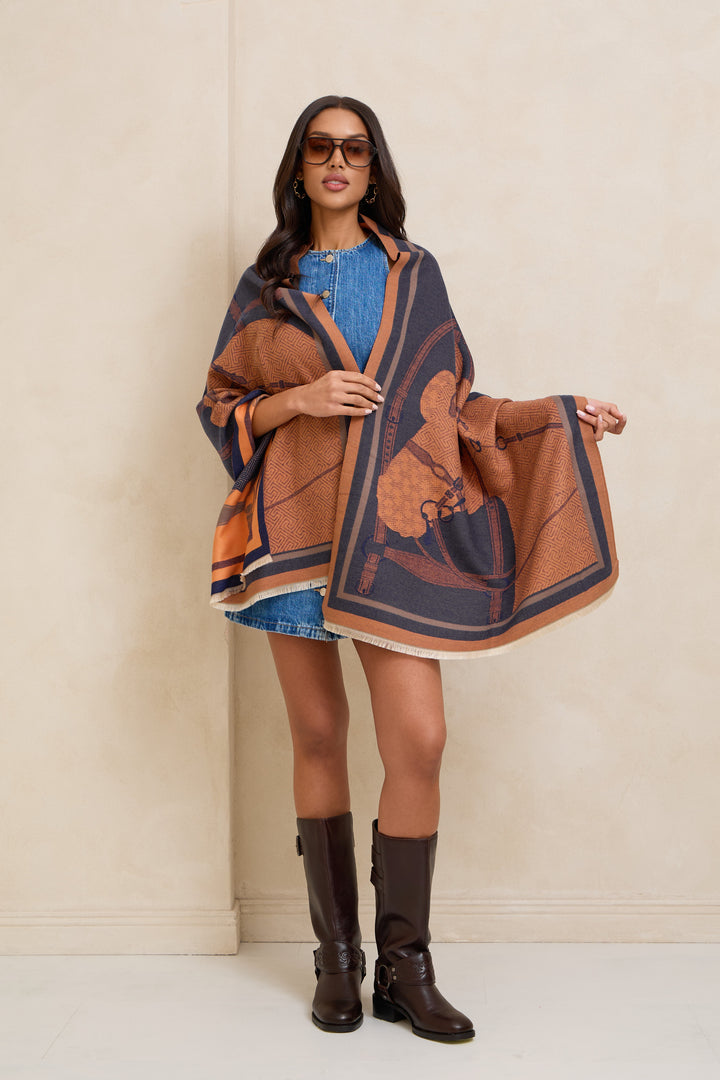 Equestrian Reversible Scarf