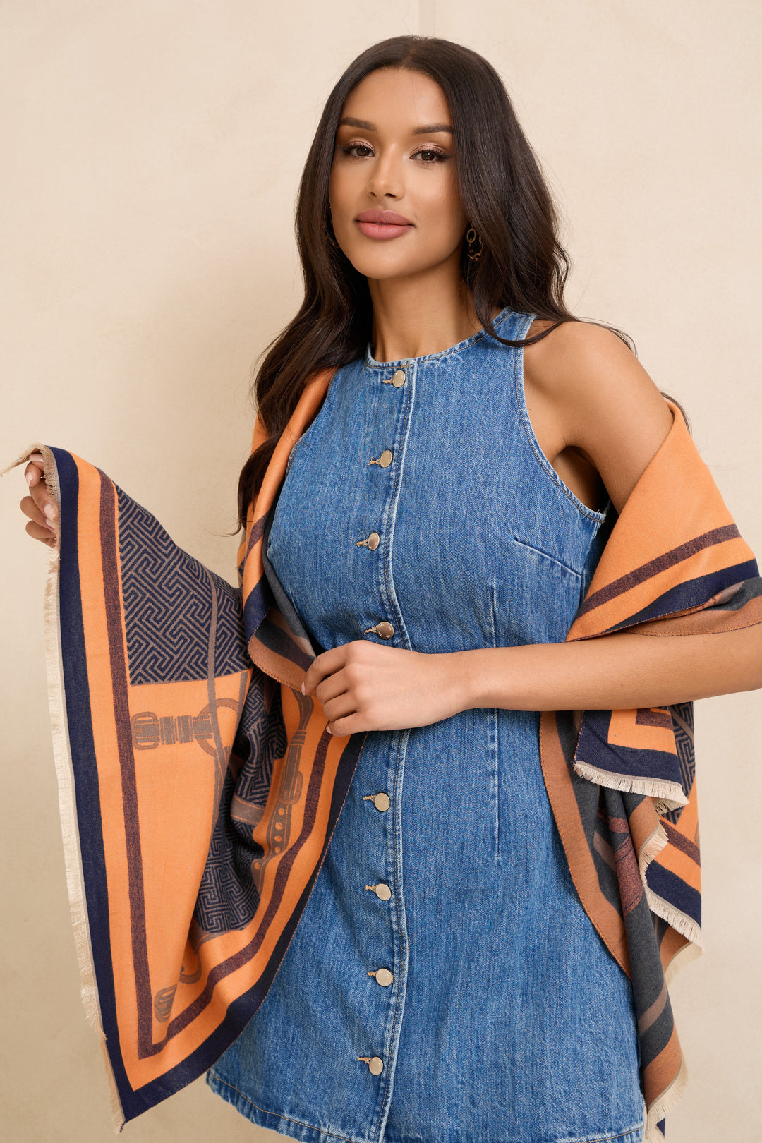 Equestrian Reversible Scarf