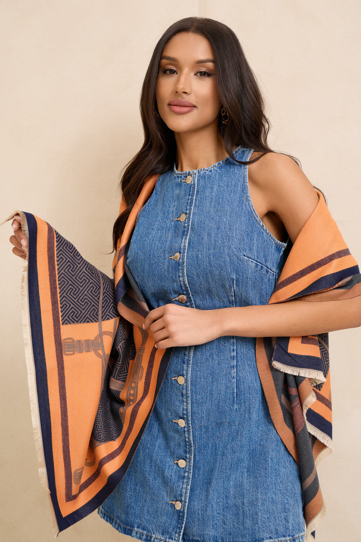 Equestrian Reversible Scarf