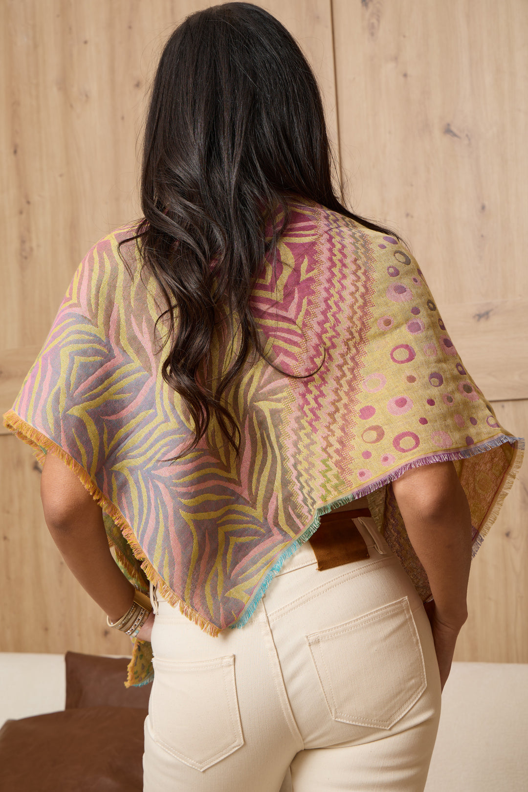 Mixed Animal Print Scarf