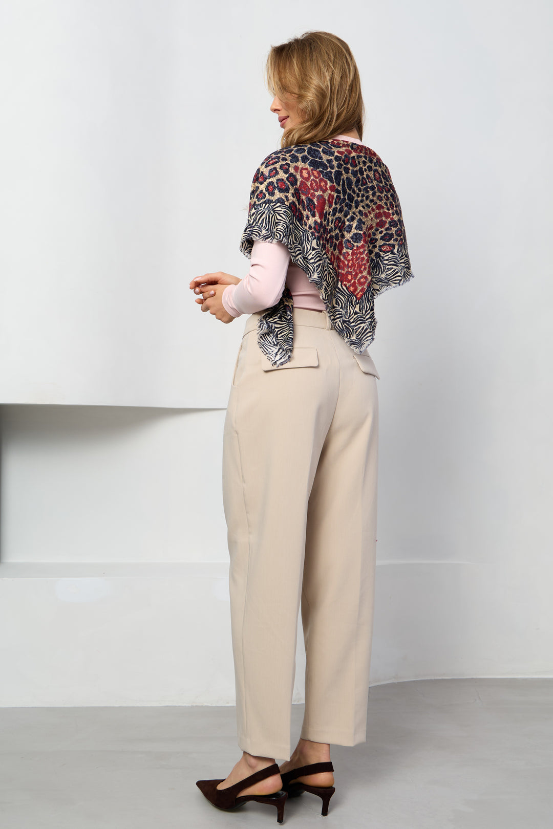 Mixed Animal Print Bandana