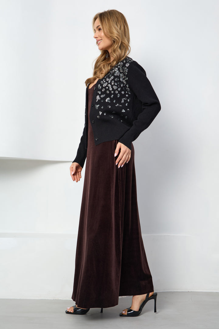 Deco Drip Sparkle Cardigan