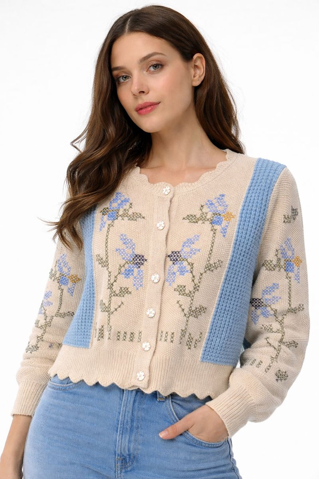 Spring in Bloom Knit Cardigan