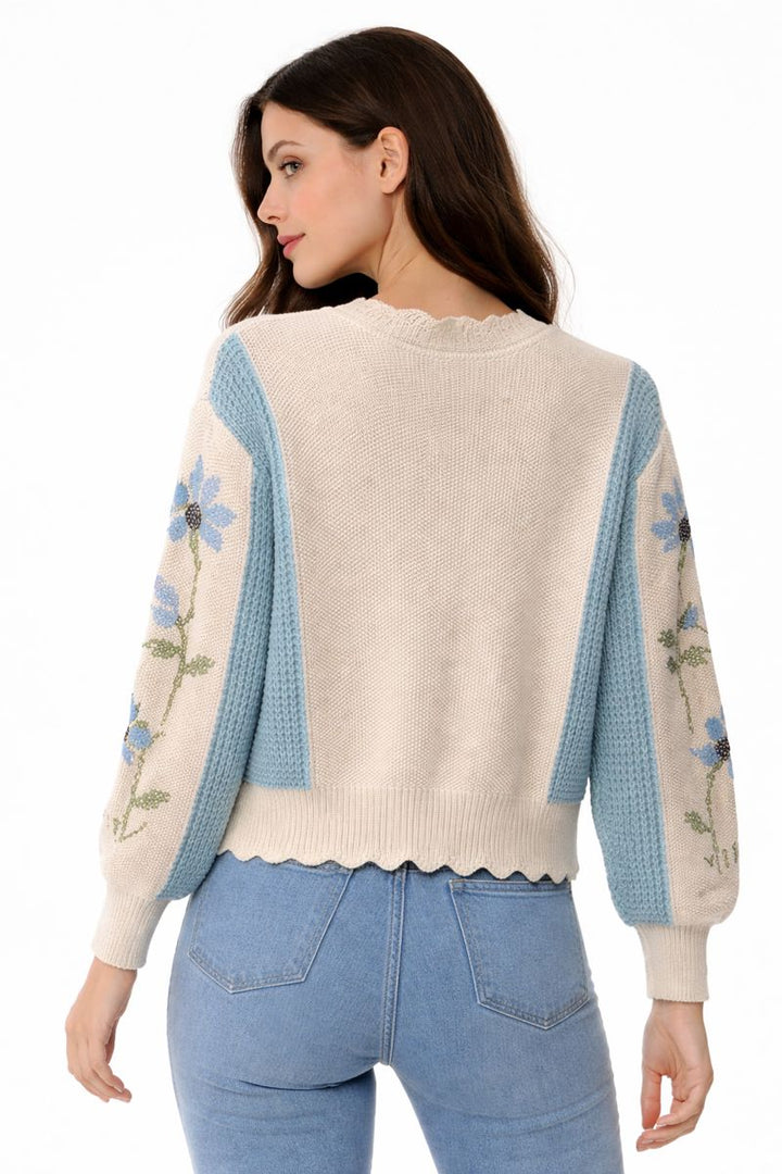 Spring in Bloom Knit Cardigan