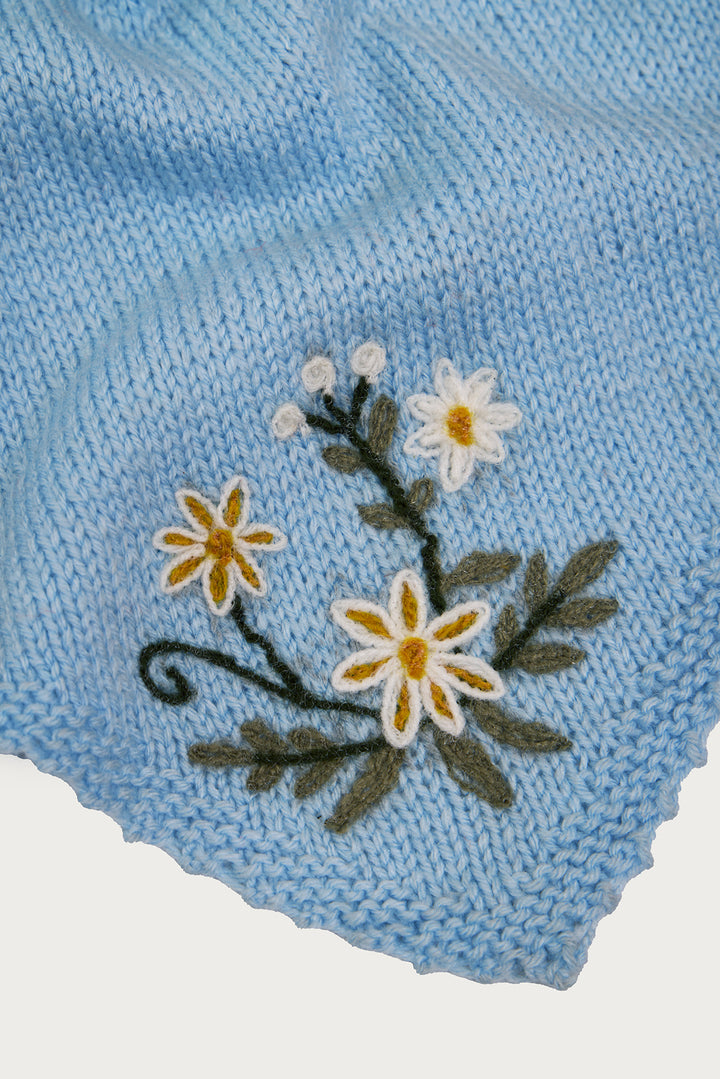 Floral Embroidered Snood