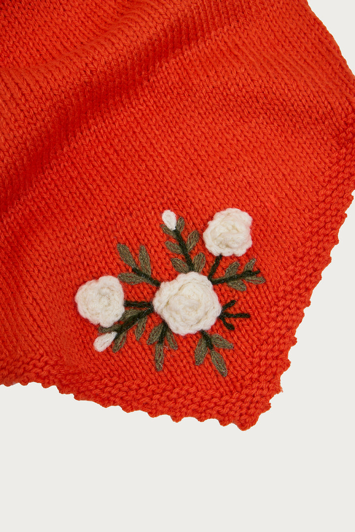 Floral Embroidered Snood